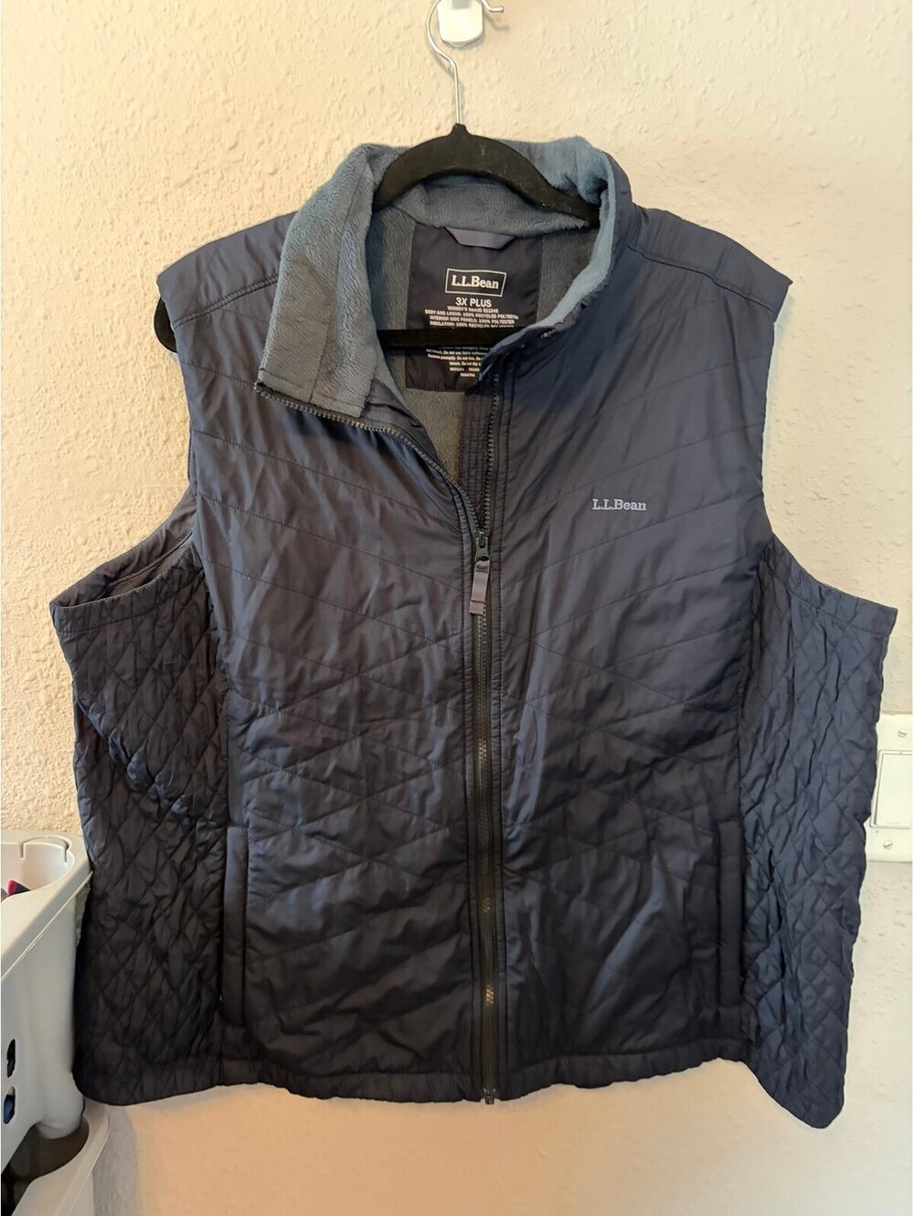 L.L.Bean grey puffer vest size 3X Plus. Women’s